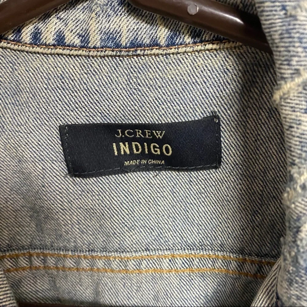 J. Crew | Denim Vest Indigo Patina Wash Size Small